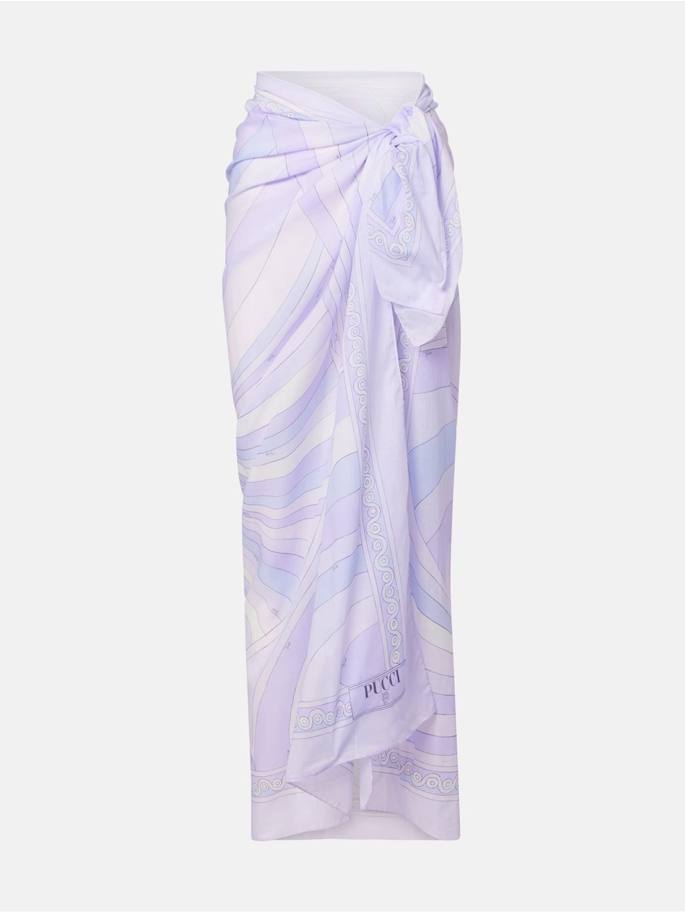 Emilio Pucci PURPLE Print Scarf WITH full packaging